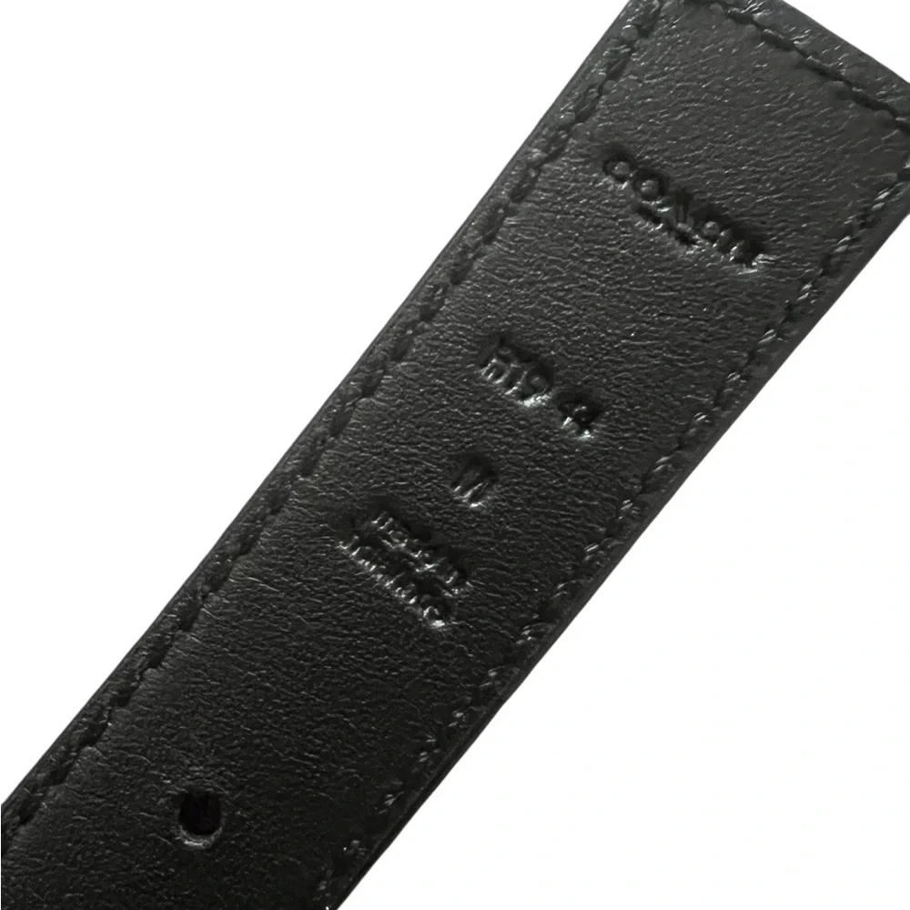 COACH Horse and Carriage Buckle Belt Black size M